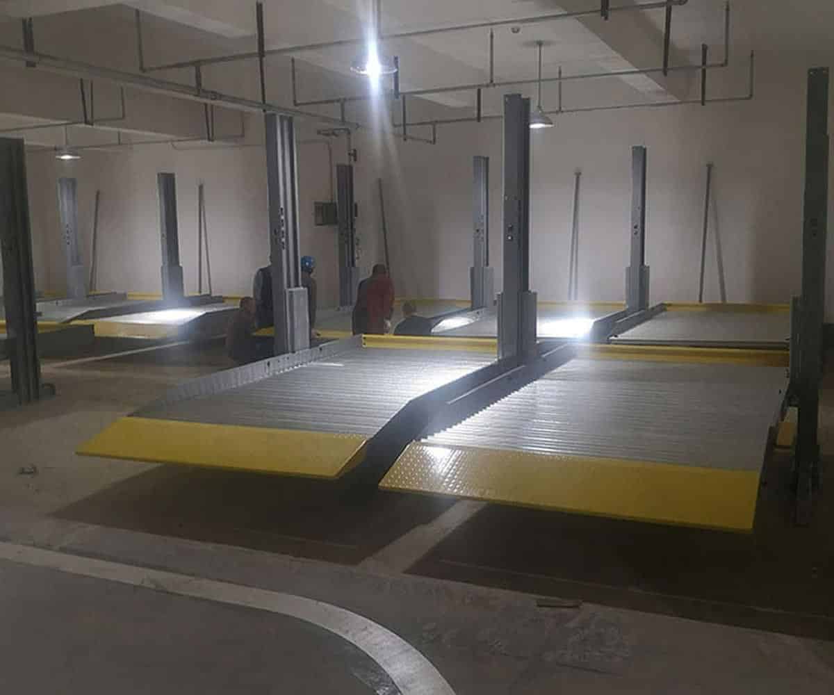 兩柱簡(jiǎn)易升降機(jī)械式立體車(chē)庫(kù)出租