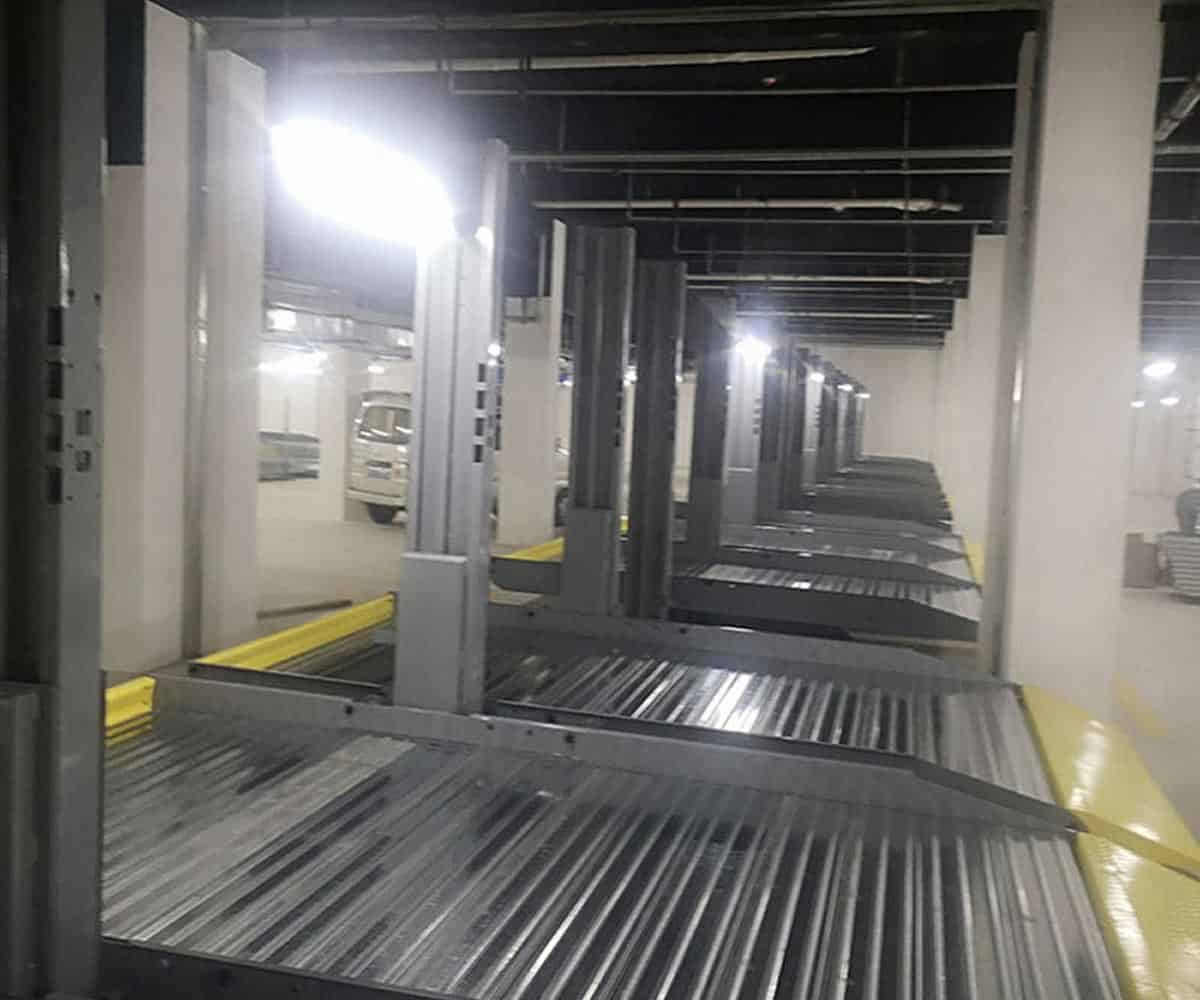 雙層簡(jiǎn)易升降機(jī)械停車(chē)位回收